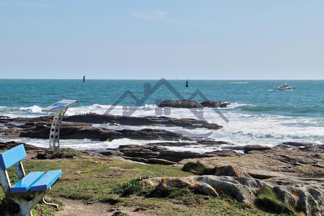 LocaLise au Guilvinec - A28 - Belle vue sur la mer, la piscine et le jardin - - Tout à pied, plages, port, centre, commerces, marché - Wifi inclus - Linge de lit inclus Esterno foto